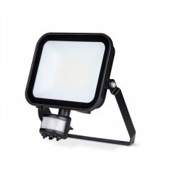 Niteflood CCT LED Floodlight 30W IP65 Black +PIR